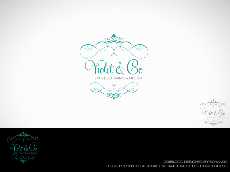 Logo Design by Fathan99 for Violet and Company Event Planning and Design | Design #5765624