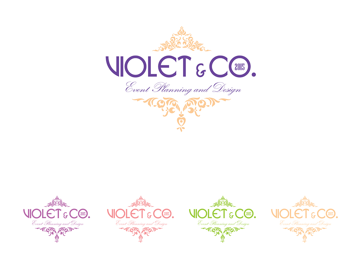 Logo Design by Creative Type for Violet and Company Event Planning and Design | Design #5820519