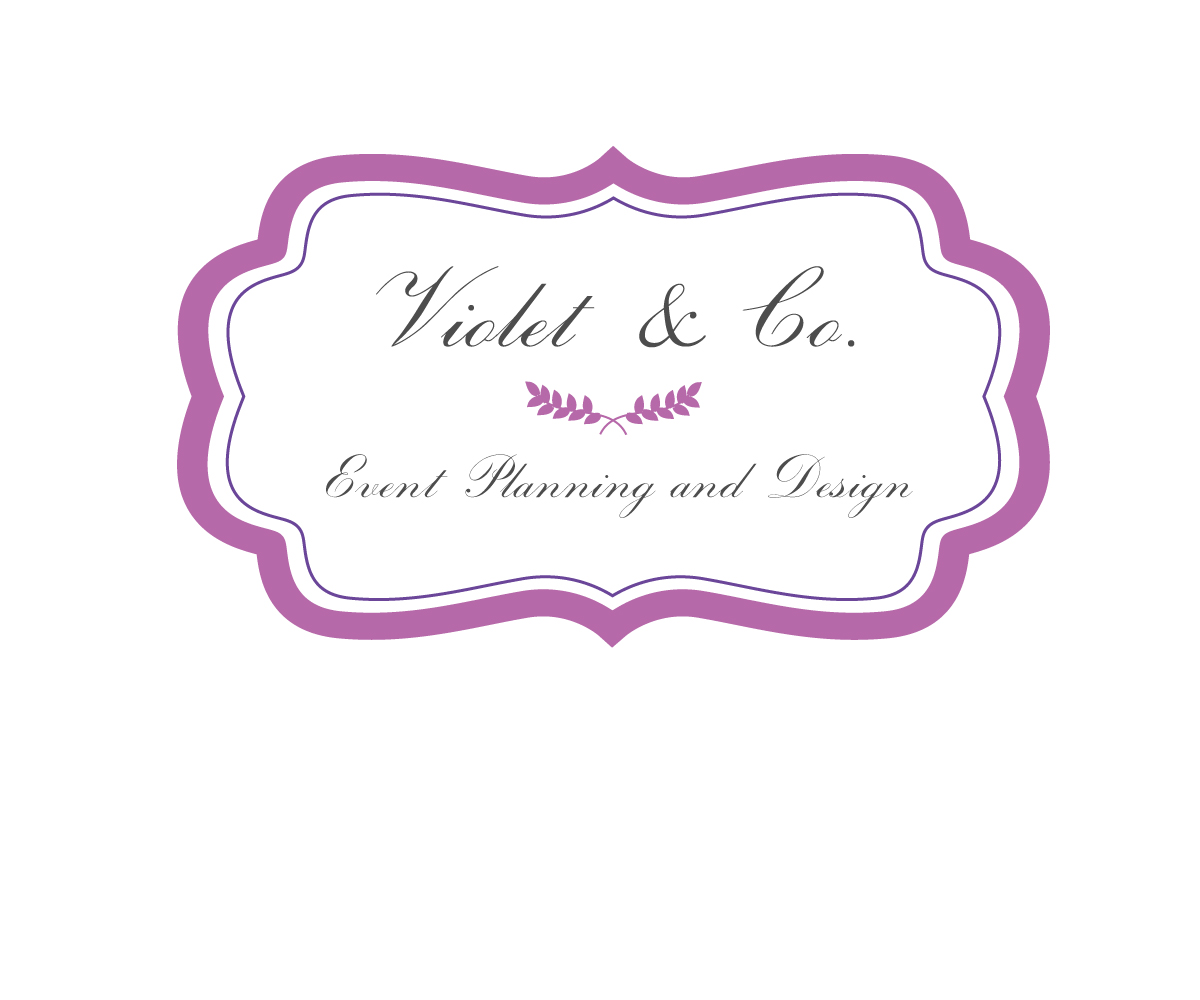 Logo Design by mimiusa for Violet and Company Event Planning and Design | Design #5807847