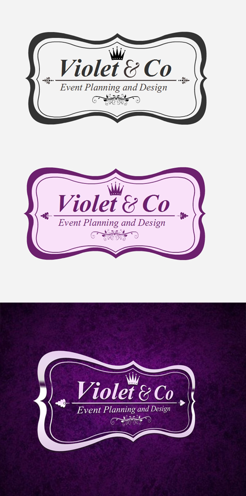 Logo-Design von Xyper_Design für Violet and Company Event Planning and Design | Design #5811152