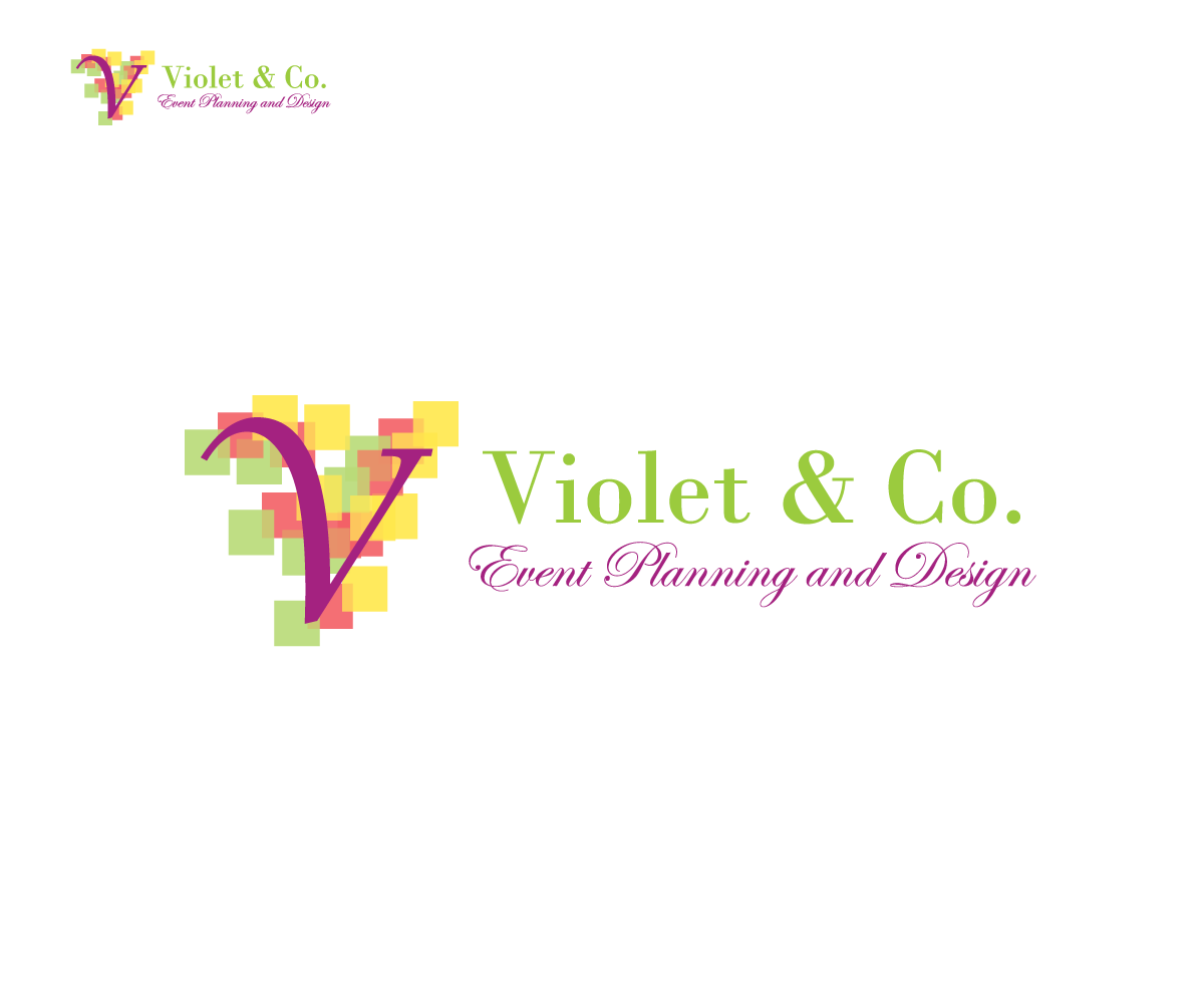 Logo Design by Suharyadi for Violet and Company Event Planning and Design | Design #5818812