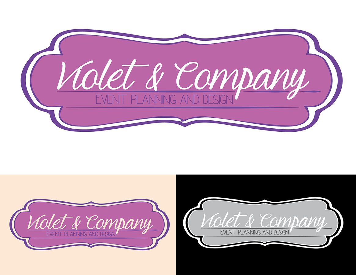Logo Design by Tatiana.Chamorro for Violet and Company Event Planning and Design | Design #5817285