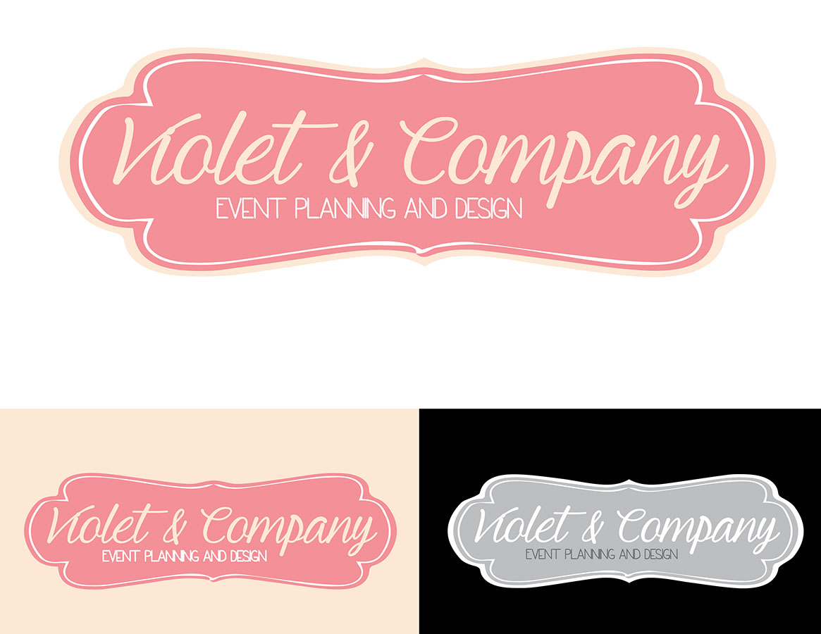 Logo Design by Tatiana.Chamorro for Violet and Company Event Planning and Design | Design #5817287