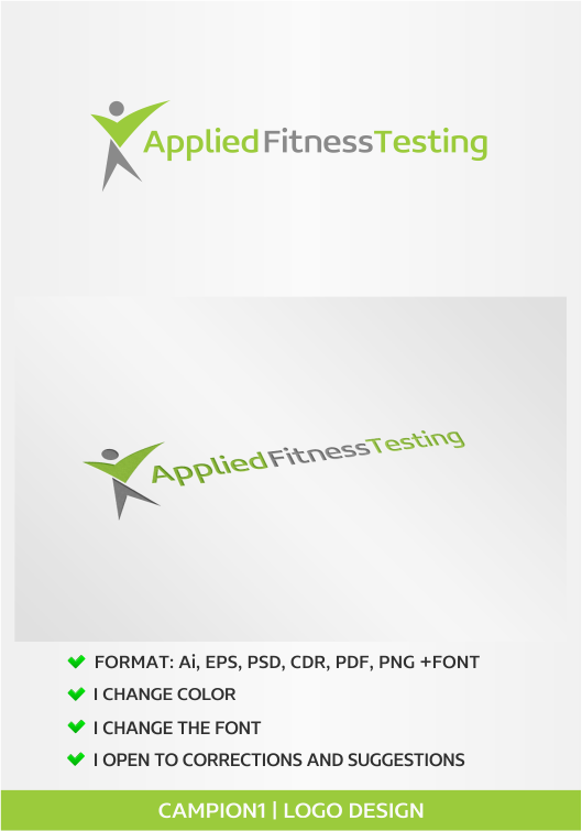 Logo Design by artsterdam for Applied Fitness Testing | Design #5750181