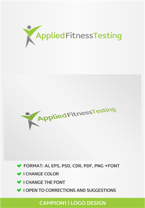 Logo Design by artsterdam for Applied Fitness Testing | Design: #5750181