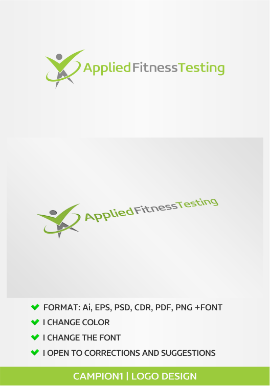 Logo Design by artsterdam for Applied Fitness Testing | Design #5750657