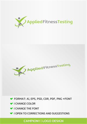 Logo Design by artsterdam for Applied Fitness Testing | Design: #5750657