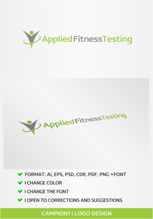 Logo Design by artsterdam for Applied Fitness Testing | Design #5751859