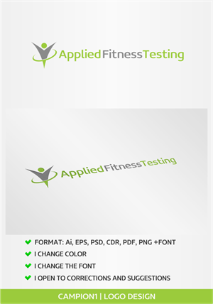 Logo Design by artsterdam for Applied Fitness Testing | Design: #5751859