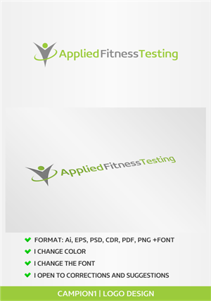 Logo Design by artsterdam for Applied Fitness Testing | Design: #5751863