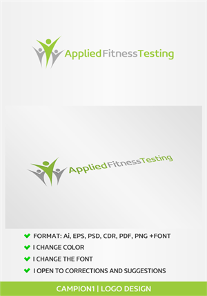 Logo Design by artsterdam for Applied Fitness Testing | Design: #5752229