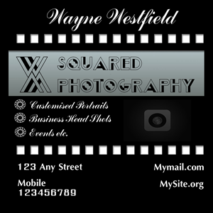 Design de Carte de Visite par ZingSane pour Wayne Westfield Photography | Design : #1619656