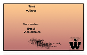 Business Card Design by Maashellee