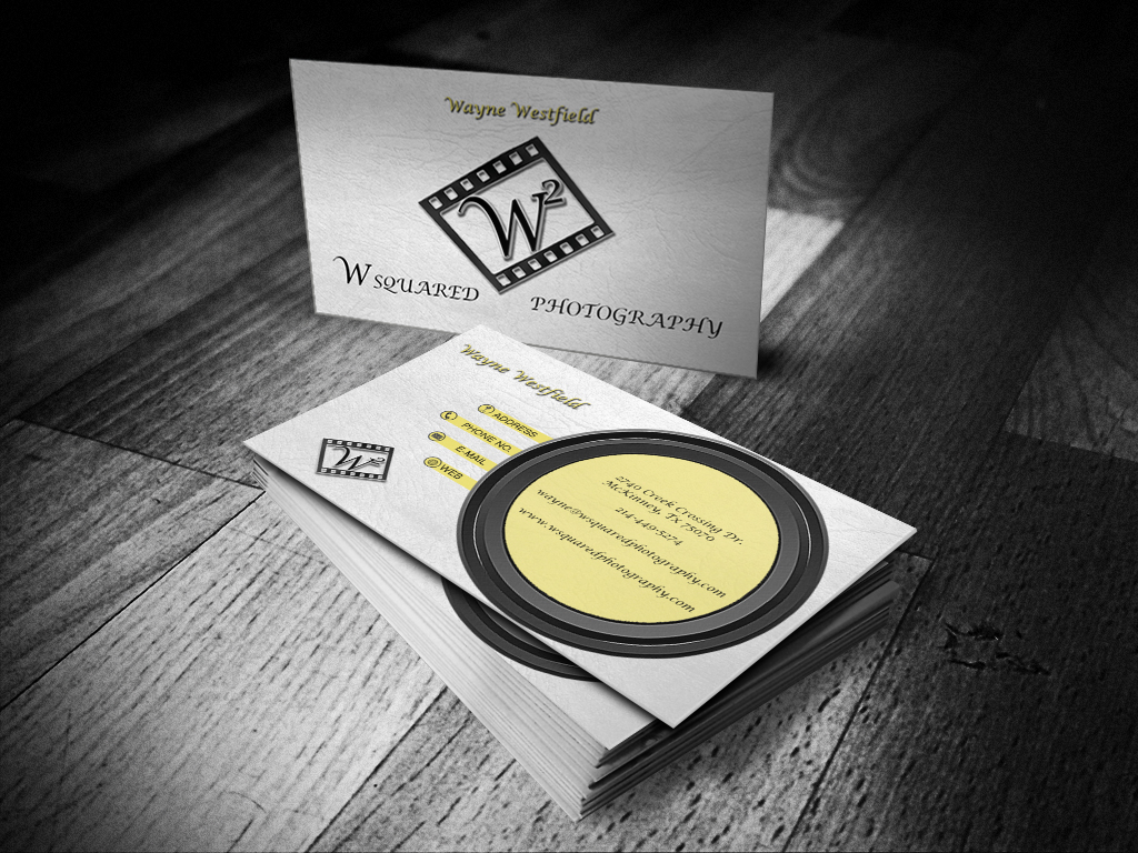 Business Card Design by Cyanide Design for Wayne Westfield Photography | Design #1666636
