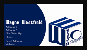 Business Card Design by Graphi-Q for Wayne Westfield Photography | Design #1569410