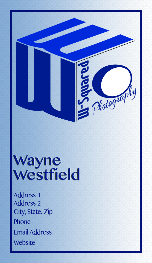 Business Card Design by Graphi-Q for Wayne Westfield Photography | Design #1583771