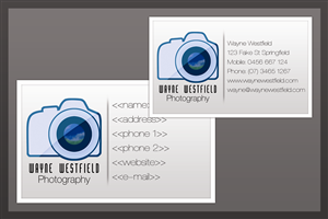 Business Card Design by OverCast for Wayne Westfield Photography | Design #1620221