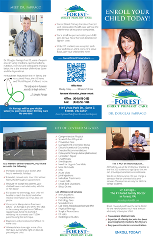 Brochure for College Student Program at Local Family Doctor office | Broschüren-Design von Jackie Morrison