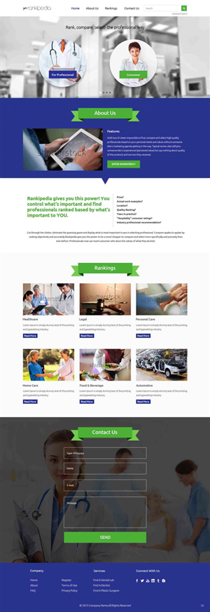 Web Design by pb for this project | Design: #5781067