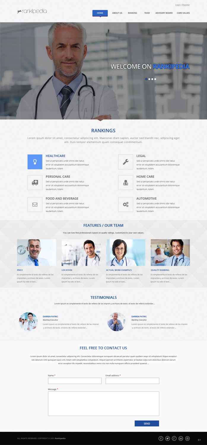 Web Design by pb for this project | Design #5781079