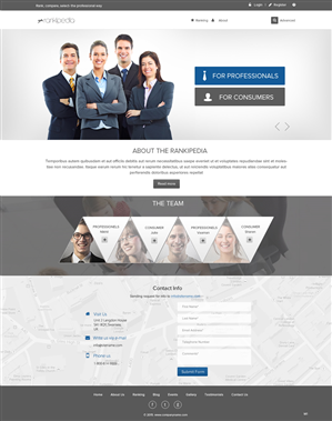 Web Design by pb for this project | Design: #5781087