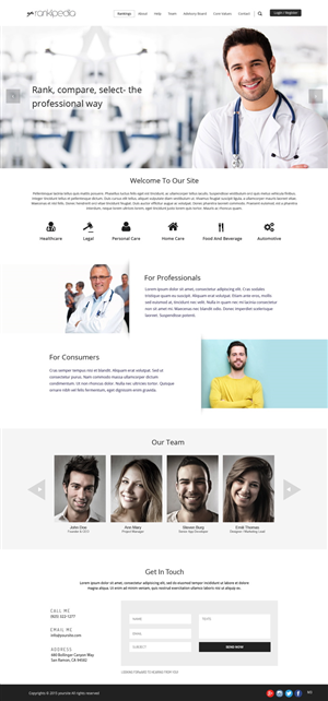 Web Design by pb for this project | Design: #5781096