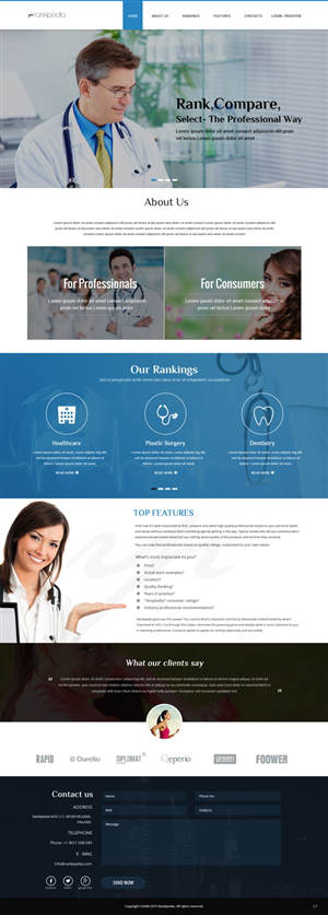 Web Design by pb for this project | Design: #5781103