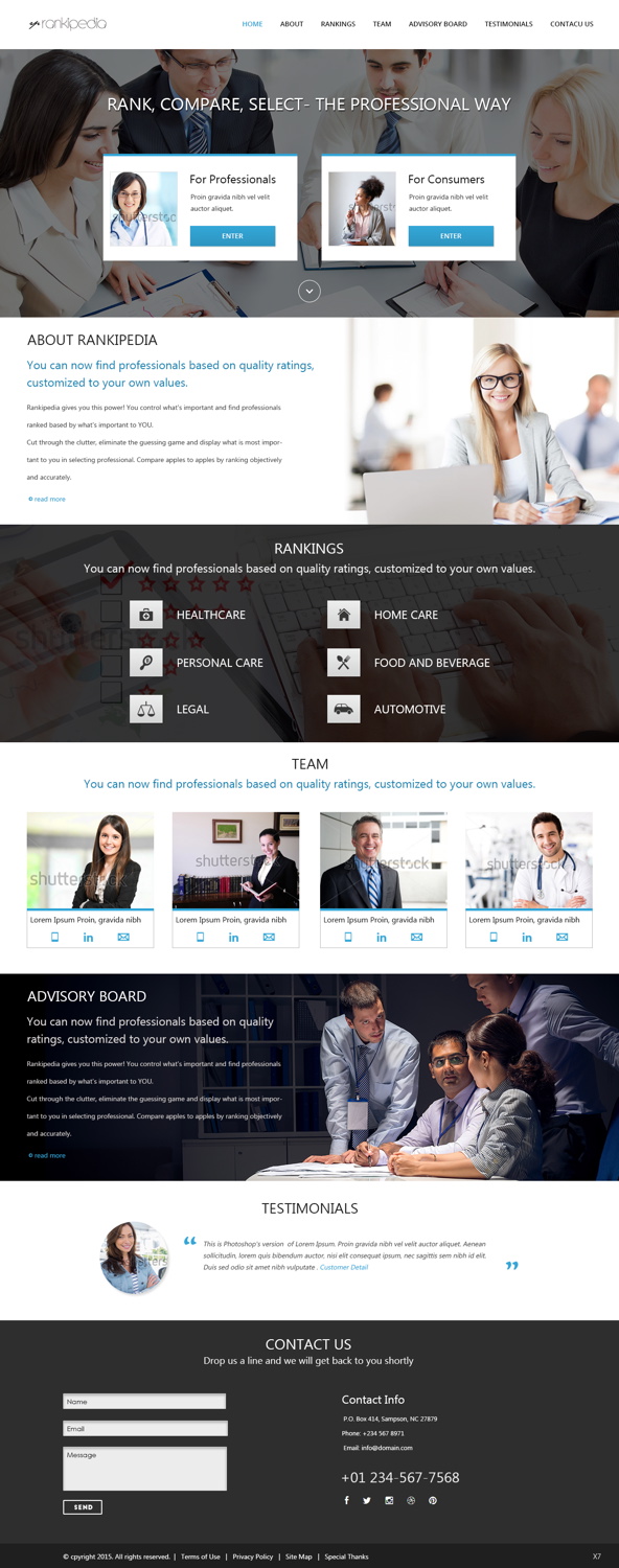 Web Design by pb for this project | Design #5781122