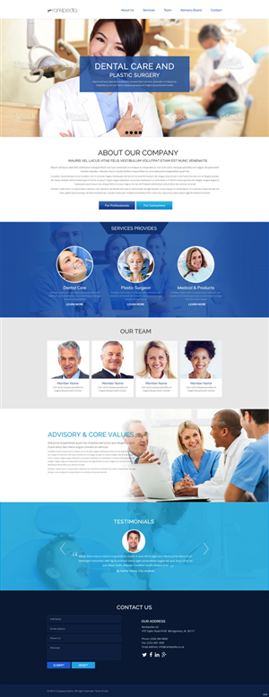 Web Design by pb for this project | Design: #5781137