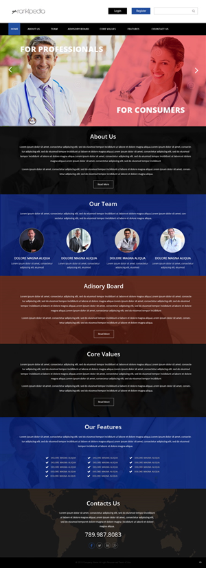 Web Design by pb for this project | Design: #5781141