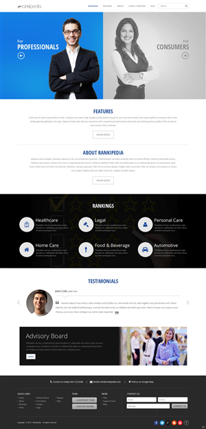 Web Design by pb for this project | Design: #5809256