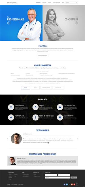 Web Design by pb for this project | Design: #5833988