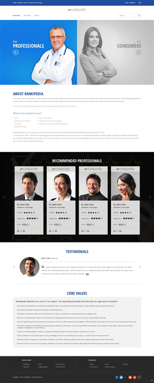 Web Design by pb for this project | Design: #5841037