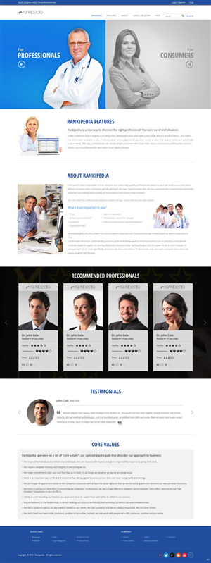 Web Design by pb for this project | Design: #5861510