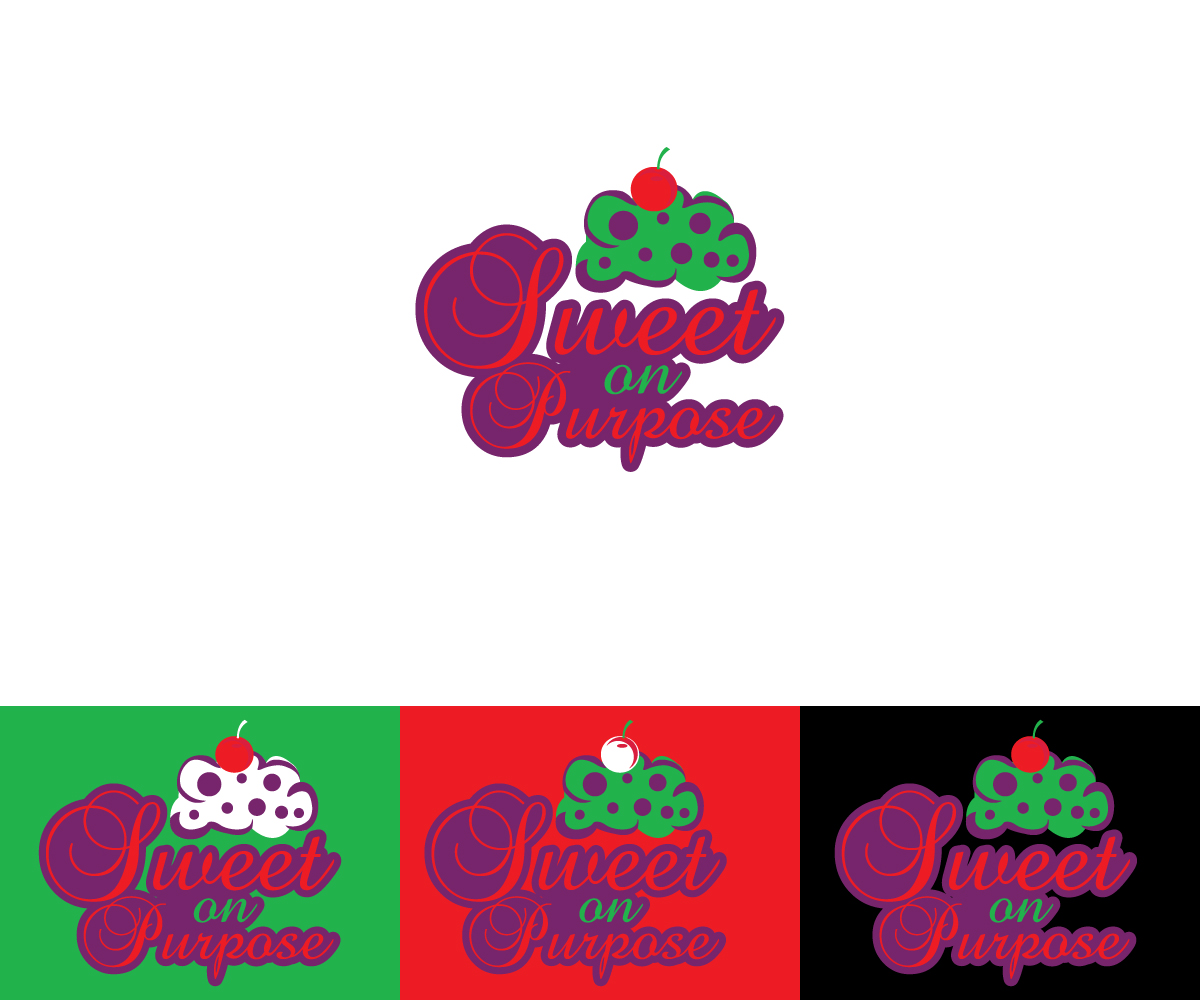 Logo Design by Crest Logo Designs for Sweet On Purpose LLC | Design #5775212