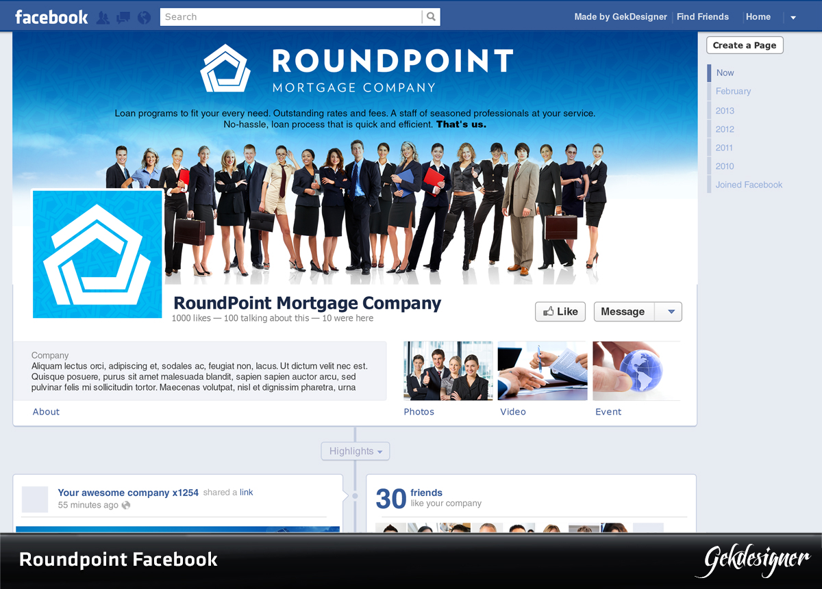 Facebook-Design von gekgrfx für dieses Projekt | Design #1595601