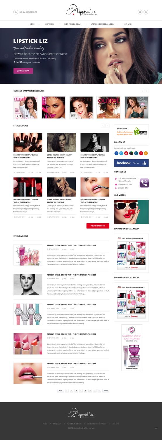 Web Design by pb for this project | Design #5780815