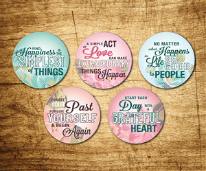 Badges and fridge magnets (designs needed) | Print Design by CoffeeBreak88