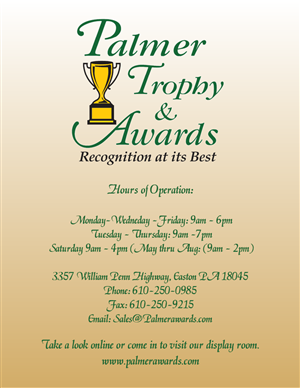 Brochure Design by chilliq for Palmer Trophy & Awards  | Design: #1591470