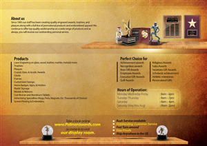 Brochure Design by Wael for Palmer Trophy & Awards  | Design: #1734442