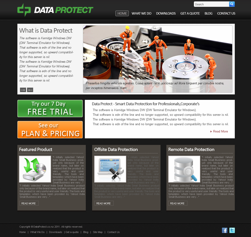 Wordpress Design by MR" for this project | Design: #309621