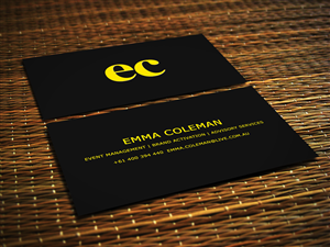 Contemporary Business card for Event Manager | Visitenkarten-Design von Sajin