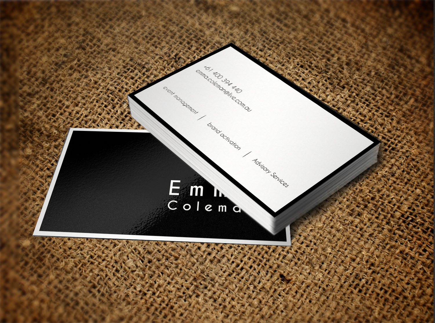 Visitenkarten-Design von Lanka Ama für dieses Projekt | Design #5769575