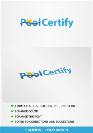 Logo-Design von artsterdam für Pool Certify | Design: #5762425