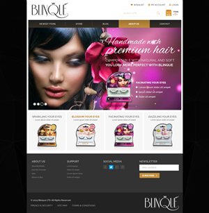 Web-Design von A.D.S für MiiK International Inc. | Design: #5845454