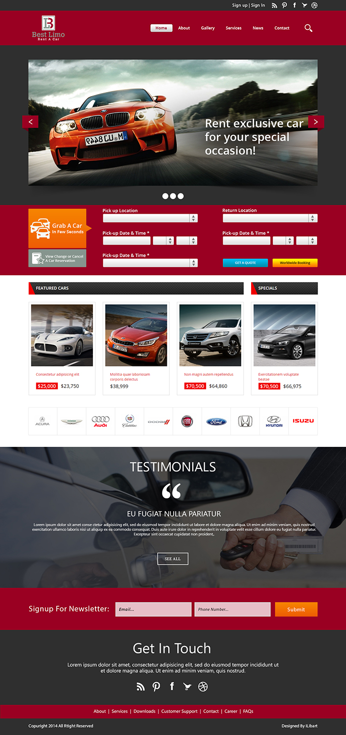 Diseño Web por iLibart para este proyecto | Diseño #5766639