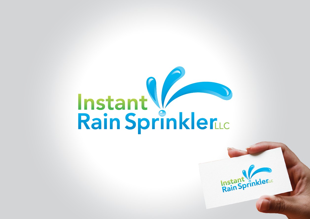 Logo Design by Bcreative for Instant Rain Sprinkler LLC | Design #1607250