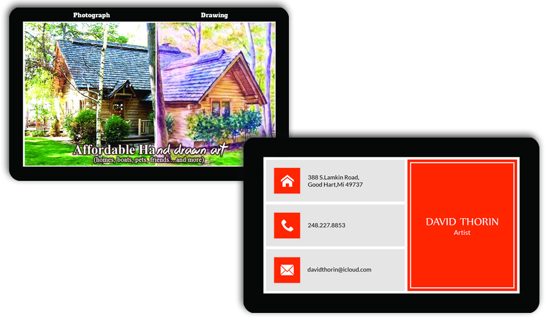 Design de Carte de Visite par Devaliya pour Affordable Hand Drawn Art | Design #5789780