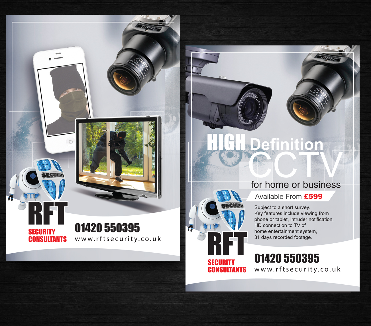 modern professional business flyer design for a company by uk cctv lens flyer