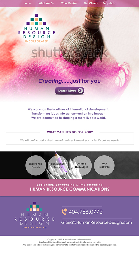 Web Design by creationz2011 for Digital Positions, inc. | Design #6264627
